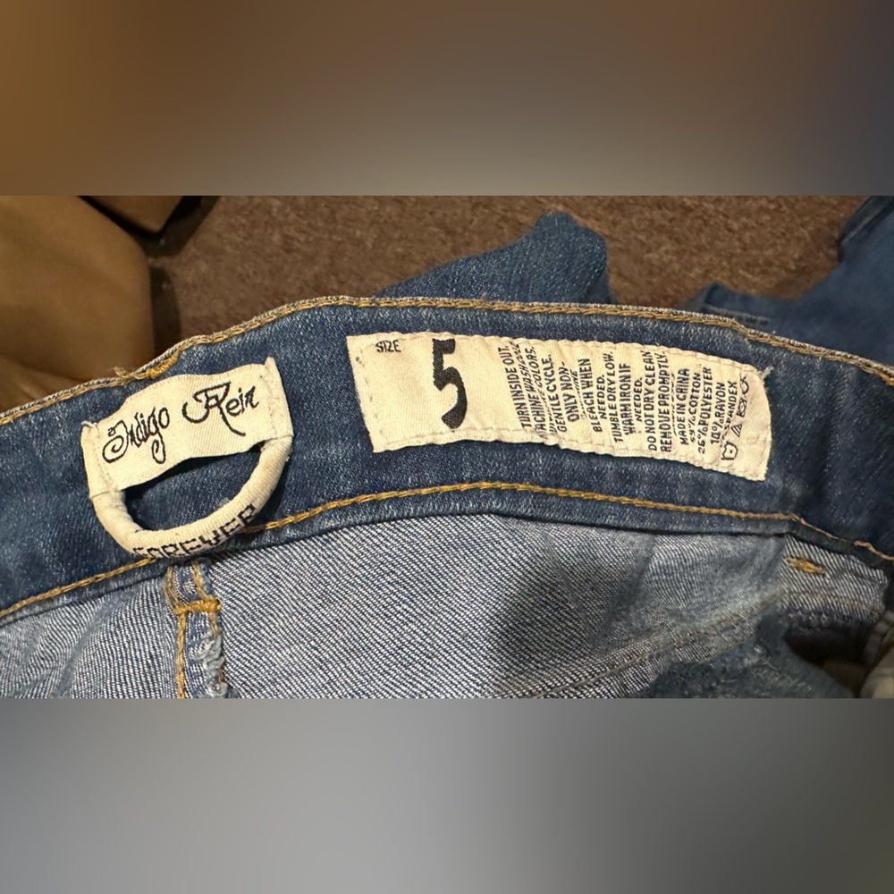 Indigo Rein Women's Blue Skinny Jeans Sz 5 EUC! - Picture 2 of 3